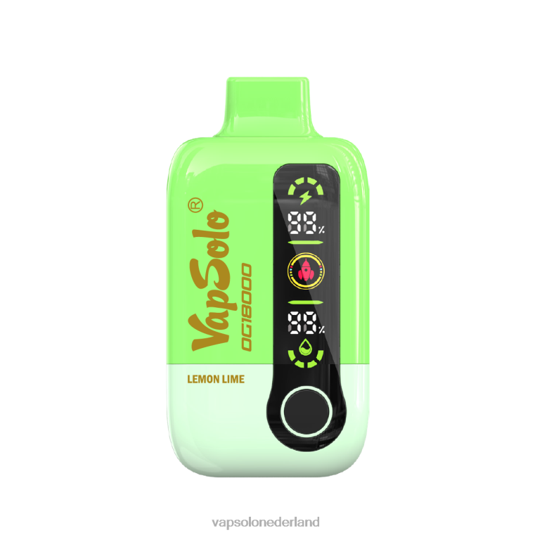 VapSolo DG18000 wegwerp damp citroen limoen 4F6RX50 - Vapsolo Review