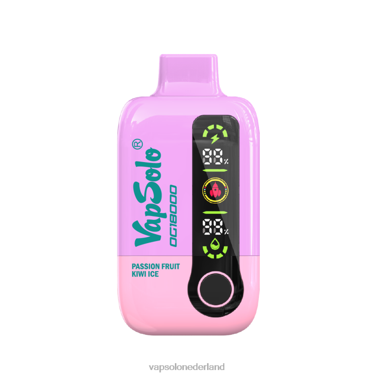 VapSolo DG18000 wegwerp damp passievrucht-kiwi-ijs 4F6RX52 - Vapsolo Vape