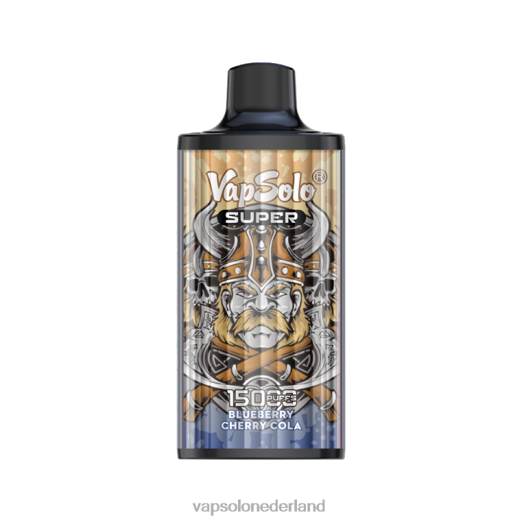 VapSolo SUPER wegwerp damp bosbessen-kersencola 4F6RX15 - Vapsolo Flavours