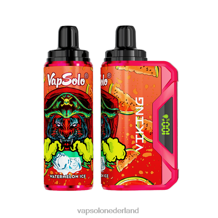VapSolo VIKING wegwerp damp watermeloen ijs 4F6RX48 - Vapsolo Vape